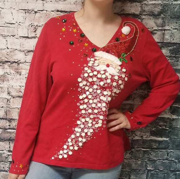 Berek Christmas Sweater Sequin 